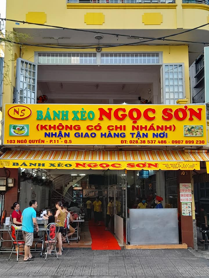 Bánh xèo Ngọc Sơn - Thơm ngon "nhức nách"